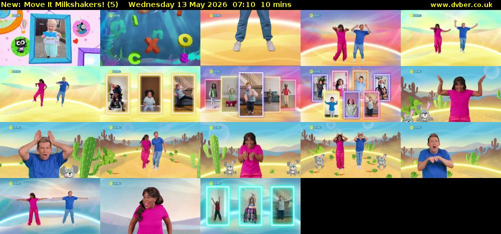 Move It Milkshakers! (5) Wednesday 13 May 2026 07:10 - 07:20