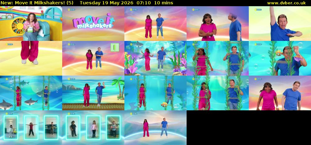 Move It Milkshakers! (5) Tuesday 19 May 2026 07:10 - 07:20