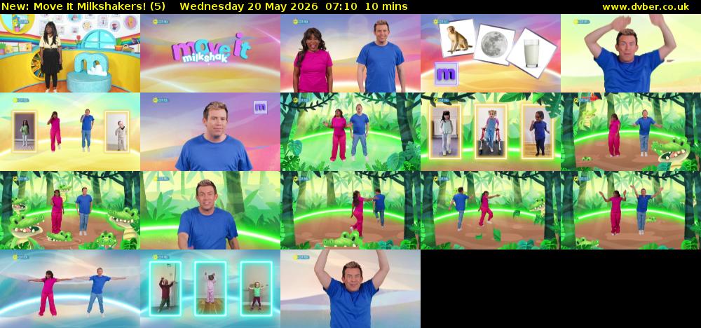 Move It Milkshakers! (5) Wednesday 20 May 2026 07:10 - 07:20