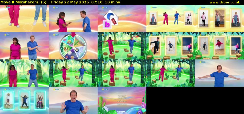 Move It Milkshakers! (5) Friday 22 May 2026 07:10 - 07:20