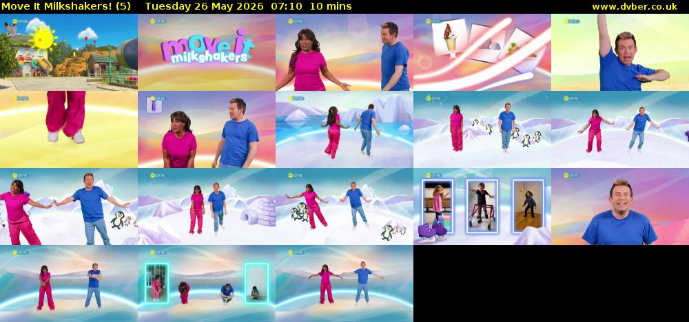 Move It Milkshakers! (5) Tuesday 26 May 2026 07:10 - 07:20