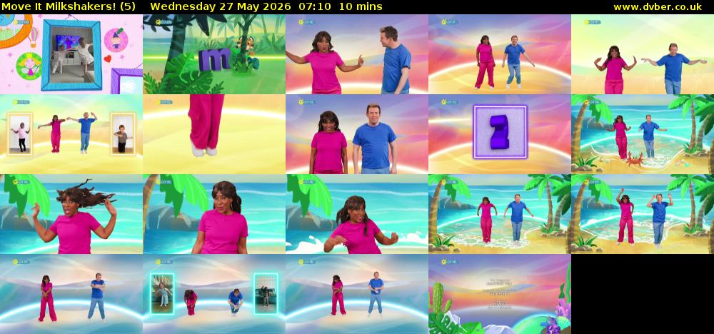 Move It Milkshakers! (5) Wednesday 27 May 2026 07:10 - 07:20