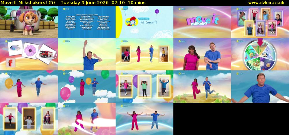 Move It Milkshakers! (5) Tuesday 9 June 2026 07:10 - 07:20