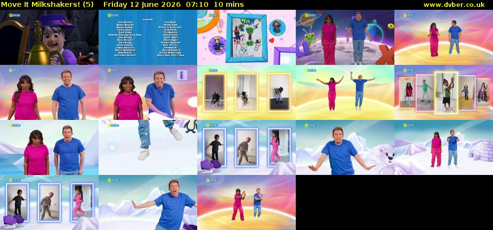 Move It Milkshakers! (5) Friday 12 June 2026 07:10 - 07:20