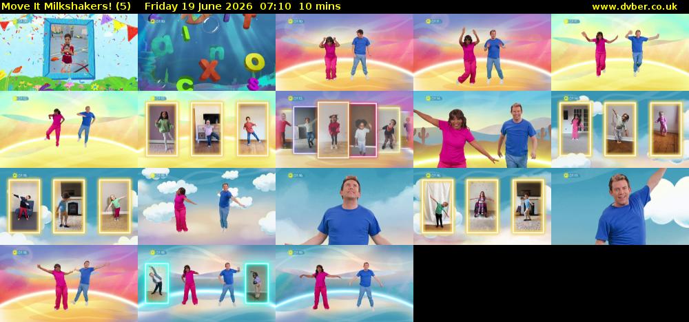 Move It Milkshakers! (5) Friday 19 June 2026 07:10 - 07:20