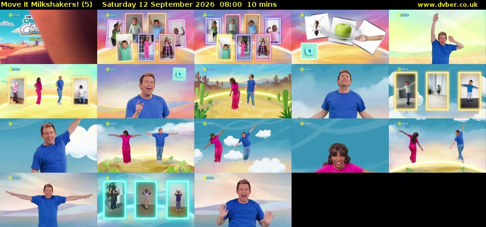 Move It Milkshakers! (5) Saturday 12 September 2026 08:00 - 08:10
