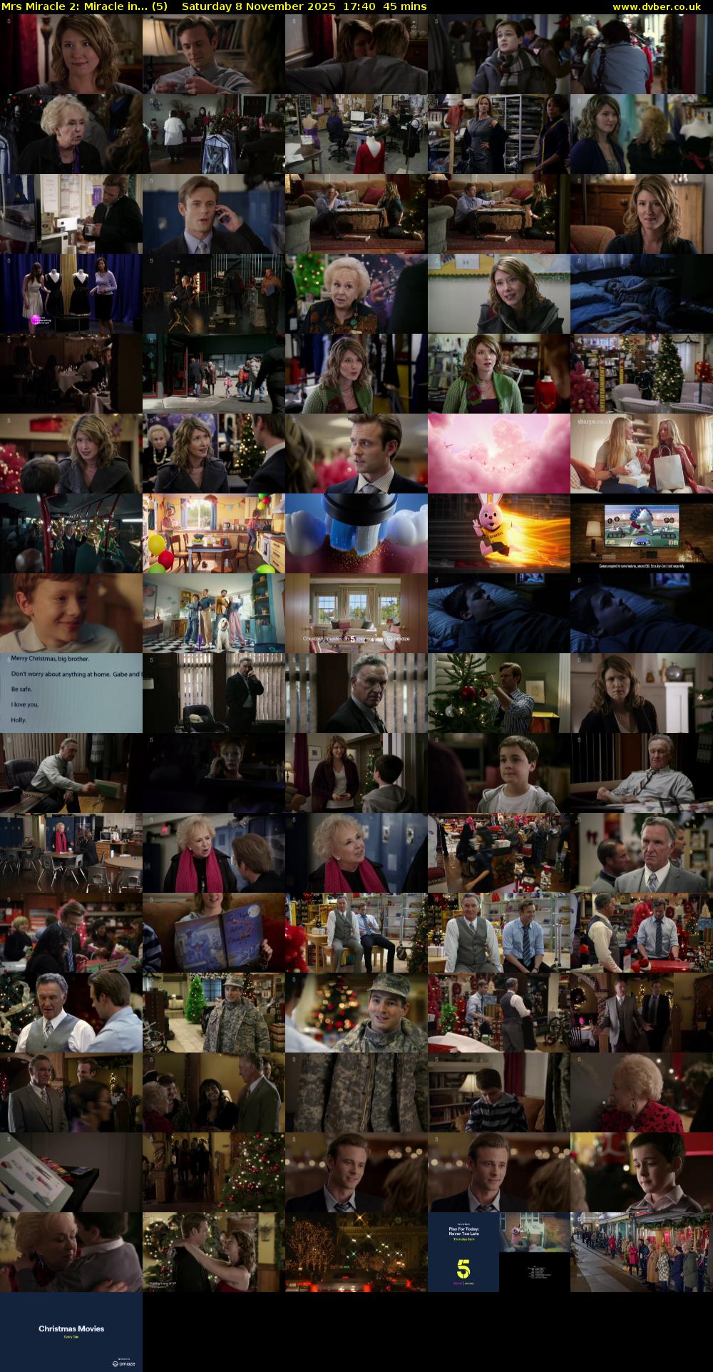 Mrs Miracle 2: Miracle in... (5) Saturday 8 November 2025 17:40 - 18:25