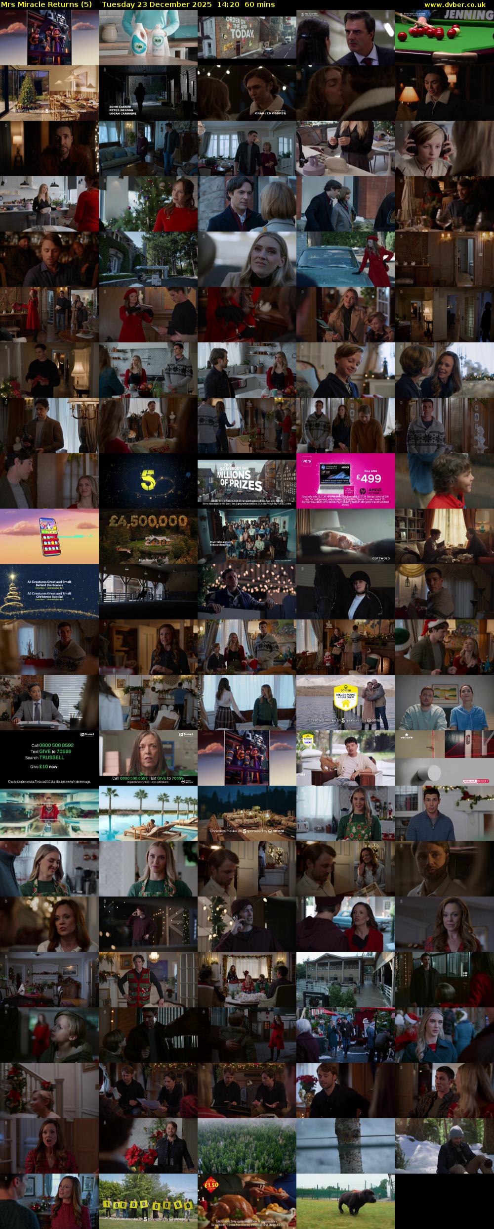 Mrs Miracle Returns (5) Tuesday 23 December 2025 14:20 - 15:20
