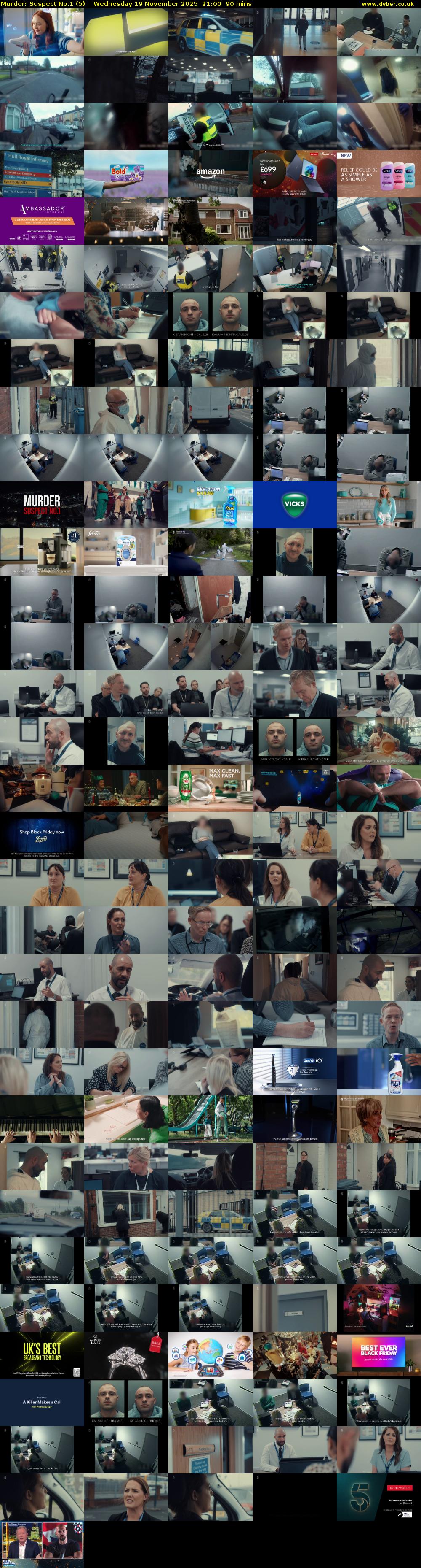 Murder: Suspect No.1 (5) Wednesday 19 November 2025 21:00 - 22:30