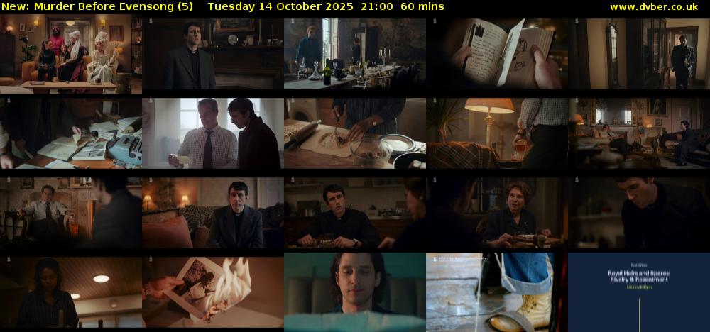 Murder Before Evensong (5) Tuesday 14 October 2025 21:00 - 22:00