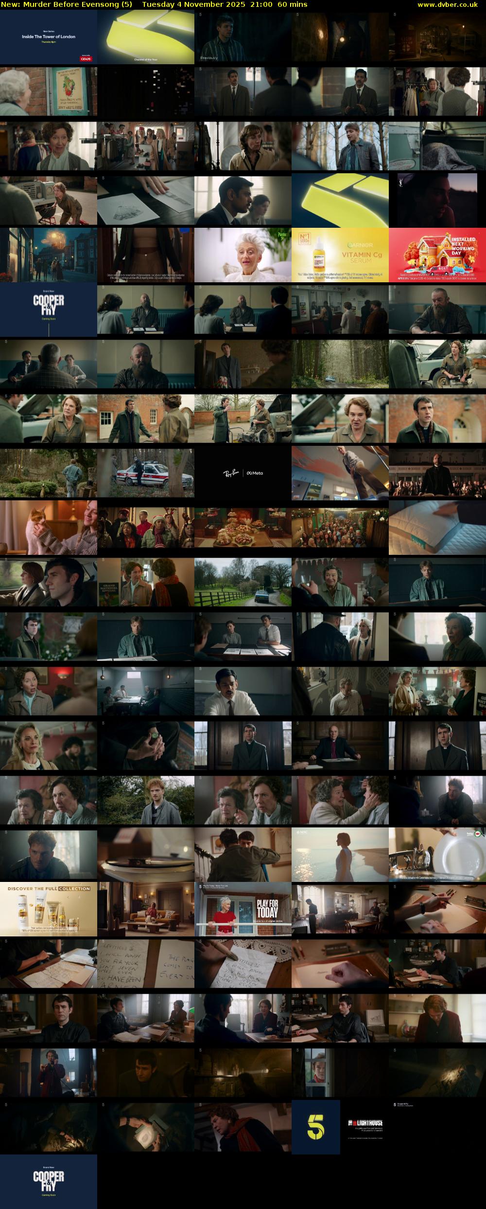 Murder Before Evensong (5) Tuesday 4 November 2025 21:00 - 22:00