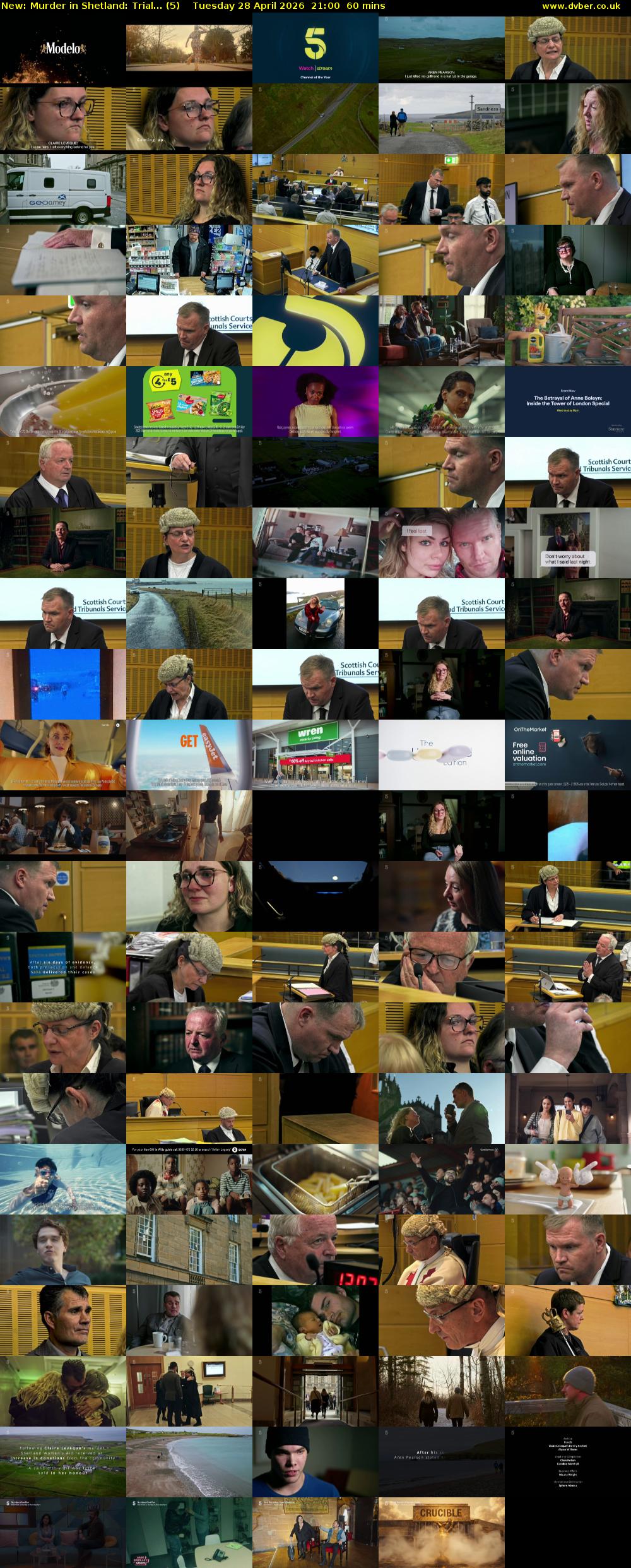 Murder in Shetland: Trial... (5) Tuesday 28 April 2026 21:00 - 22:00