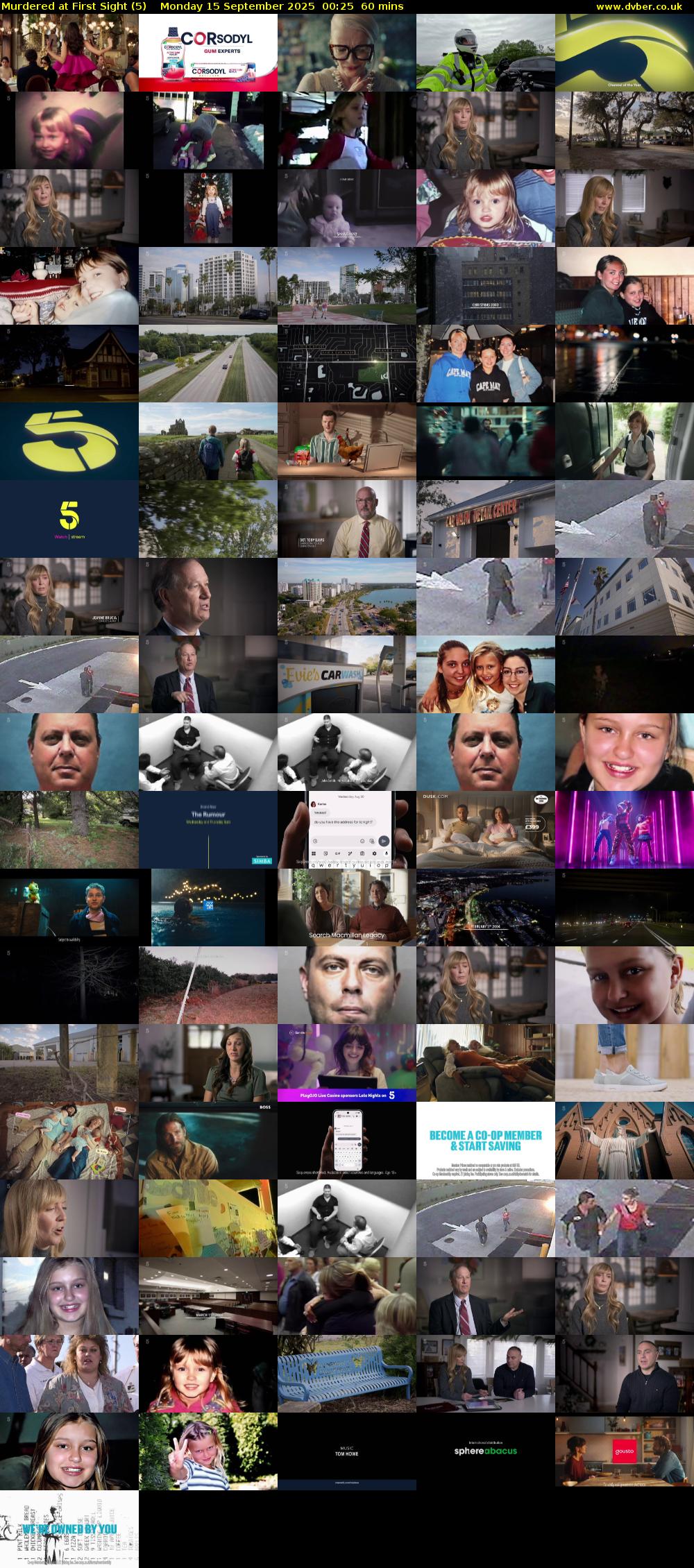 Murdered at First Sight (5) Monday 15 September 2025 00:25 - 01:25