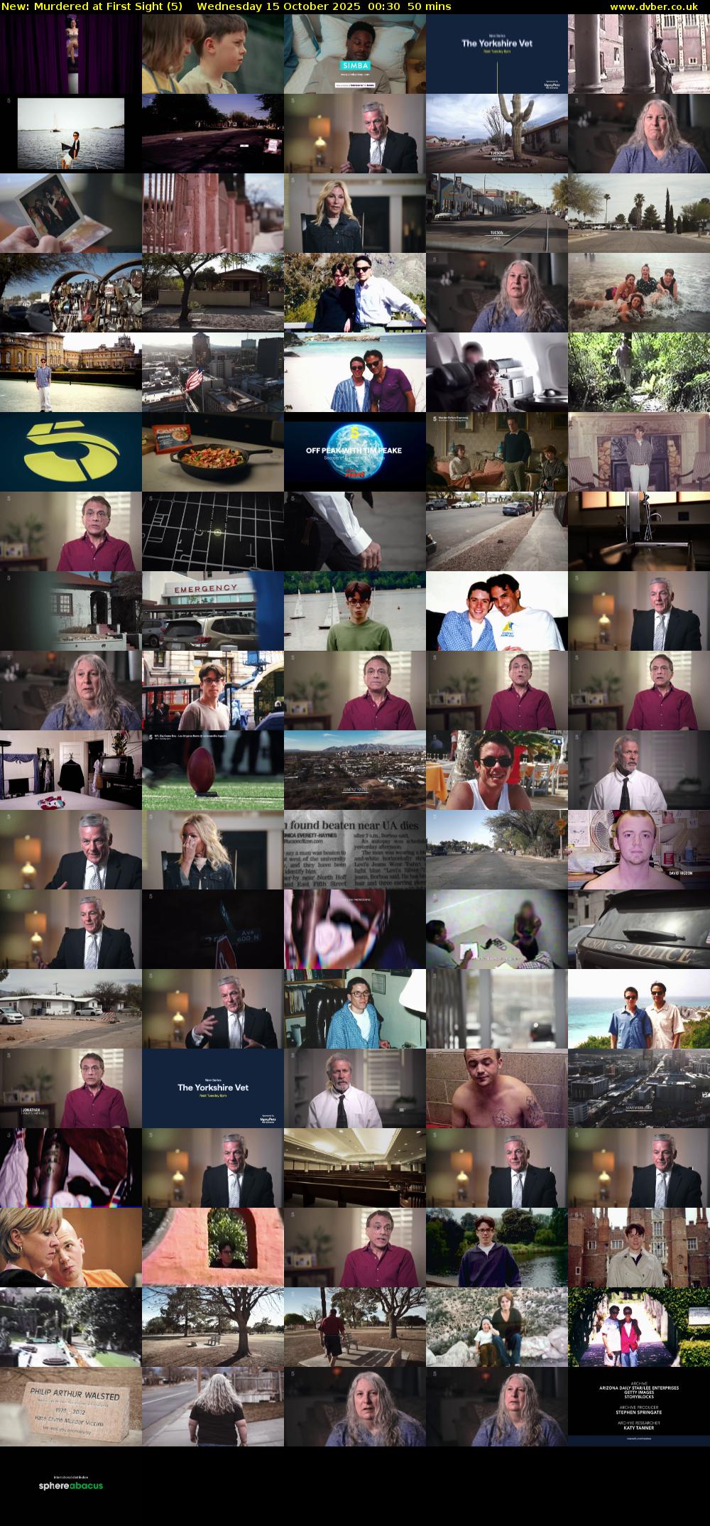 Murdered at First Sight (5) Wednesday 15 October 2025 00:30 - 01:20