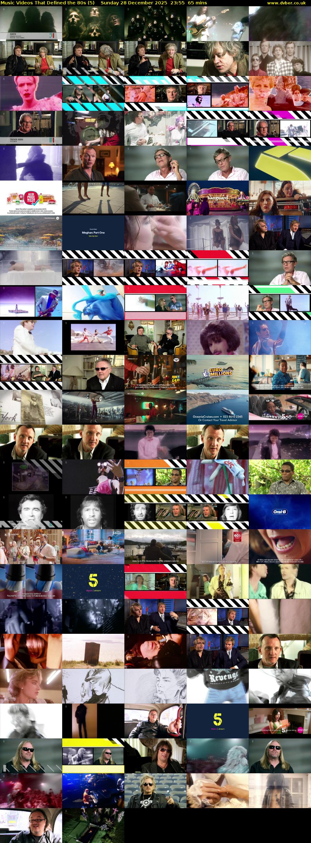 Music Videos That Defined the 80s (5) Sunday 28 December 2025 23:55 - 01:00