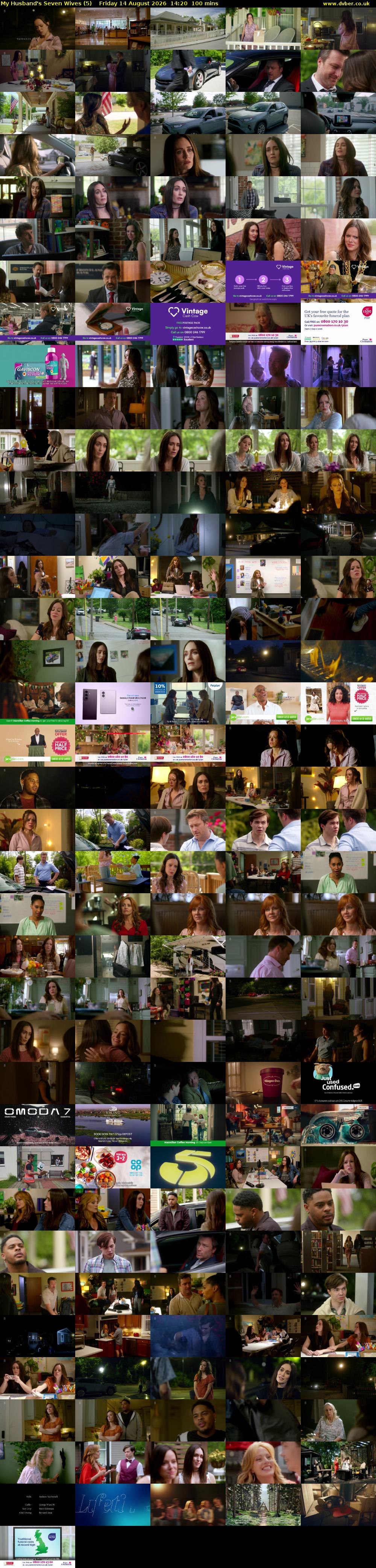 My Husband's Seven Wives (5) Friday 14 August 2026 14:20 - 16:00
