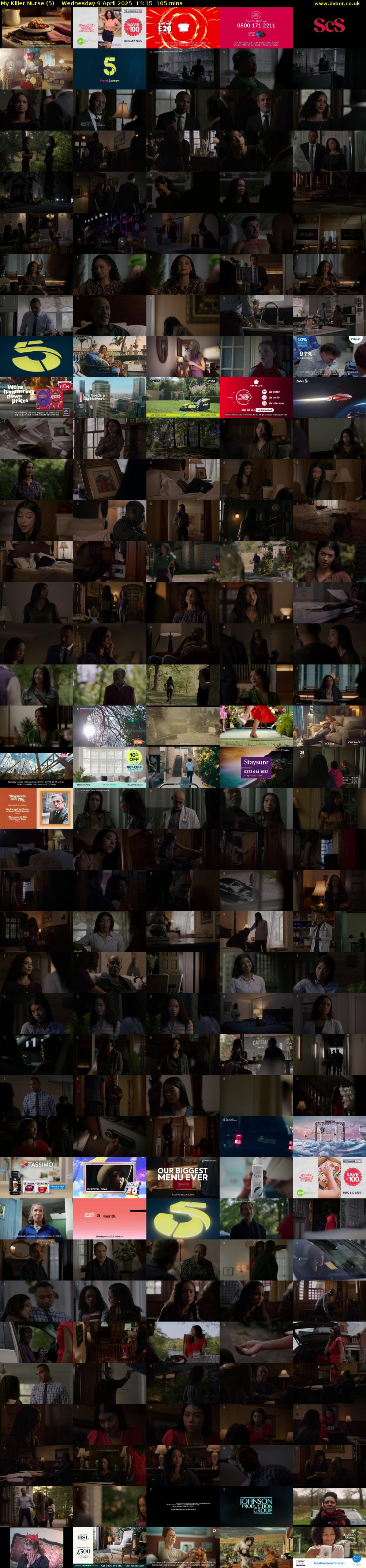 My Killer Nurse (5) Wednesday 9 April 2025 14:15 - 16:00