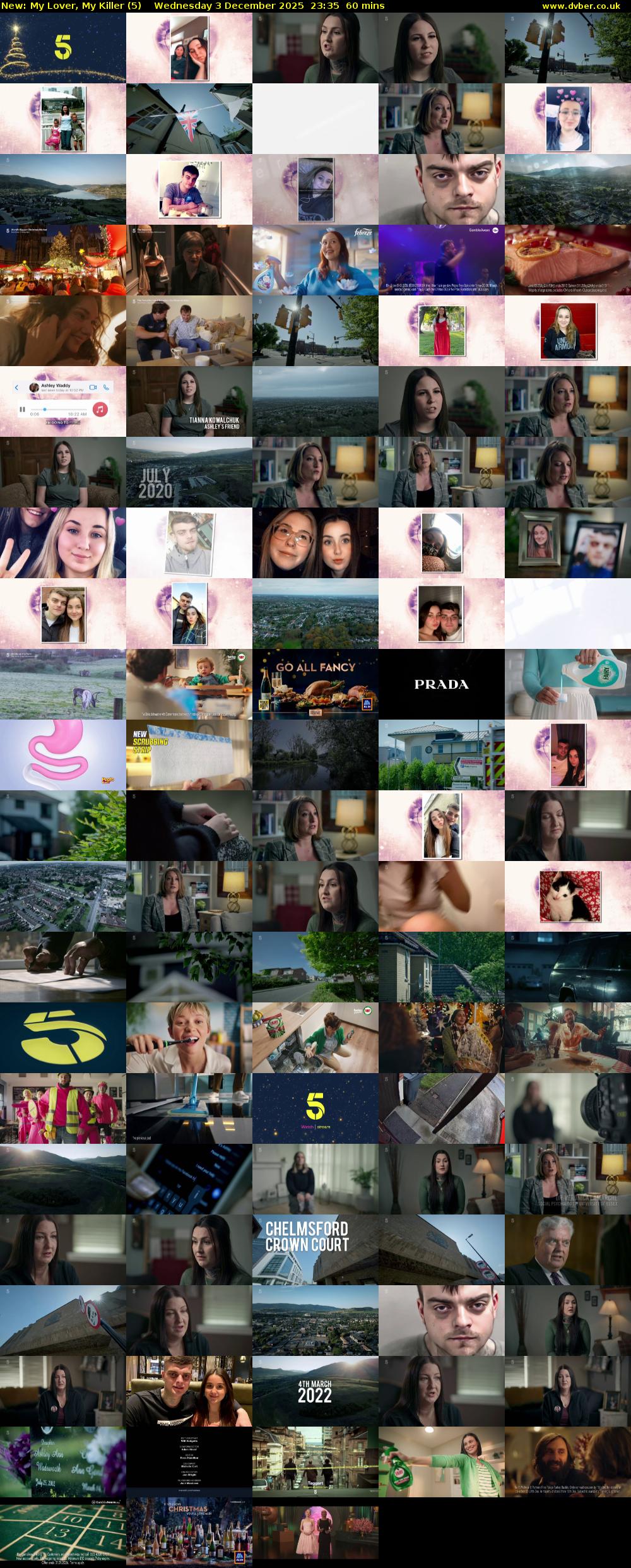 My Lover, My Killer (5) Wednesday 3 December 2025 23:35 - 00:35