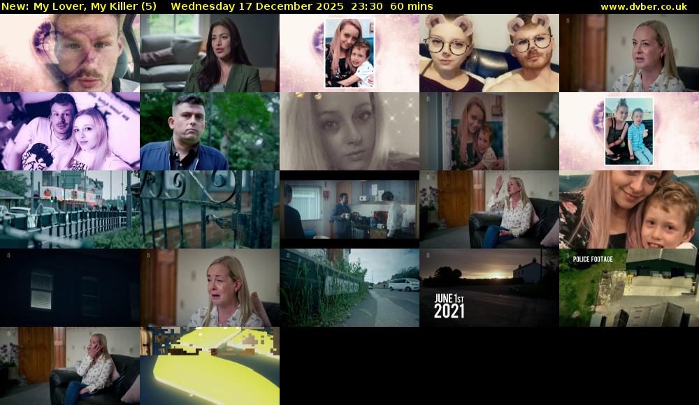 My Lover, My Killer (5) Wednesday 17 December 2025 23:30 - 00:30