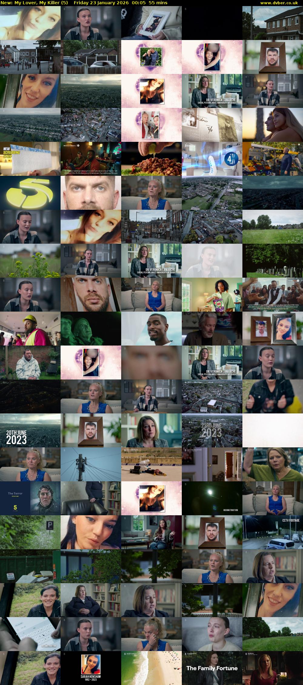 My Lover, My Killer (5) Friday 23 January 2026 00:05 - 01:00