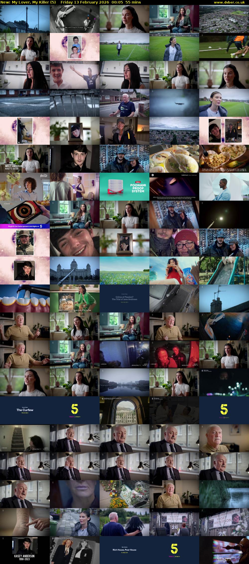 My Lover, My Killer (5) Friday 13 February 2026 00:05 - 01:00