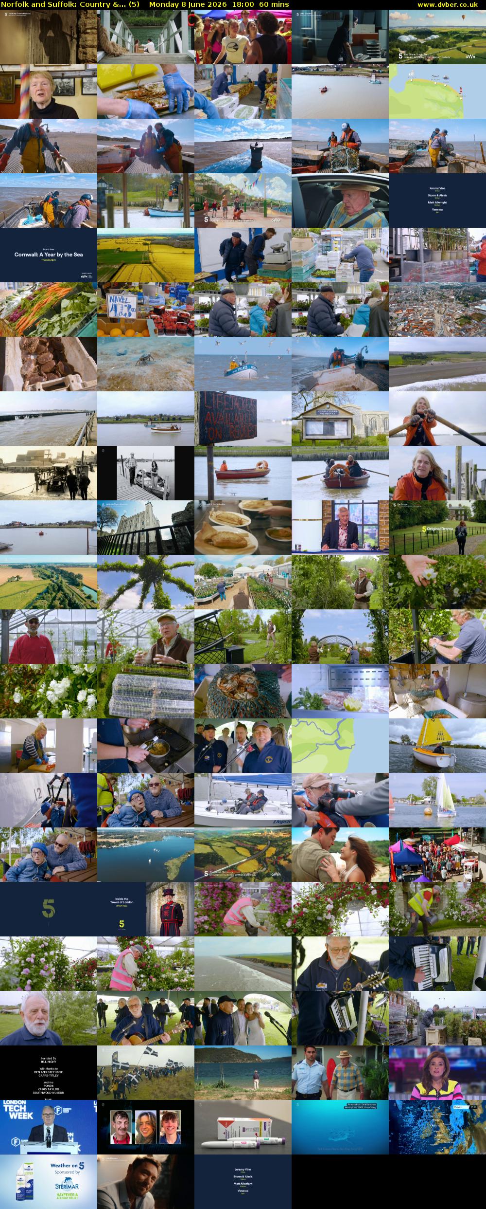 Norfolk and Suffolk: Country &... (5) Monday 8 June 2026 18:00 - 19:00