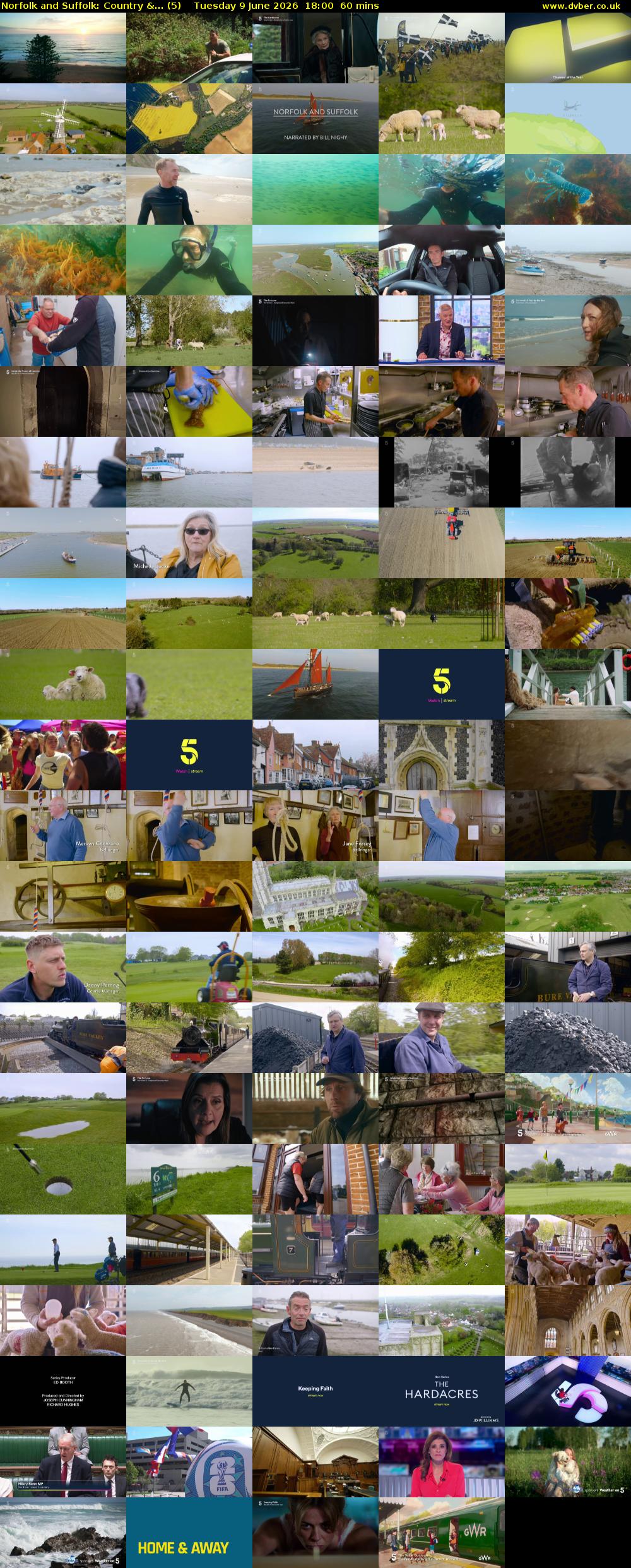 Norfolk and Suffolk: Country &... (5) Tuesday 9 June 2026 18:00 - 19:00