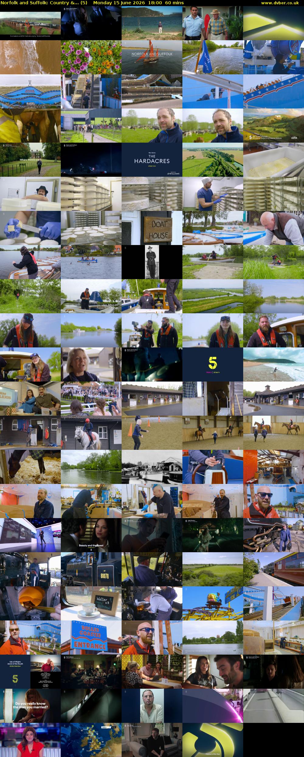 Norfolk and Suffolk: Country &... (5) Monday 15 June 2026 18:00 - 19:00