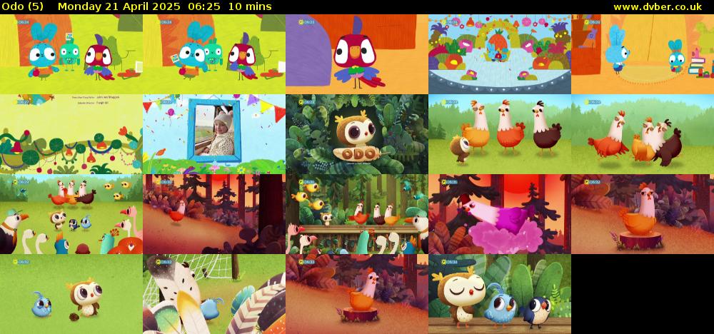 Odo (5) Monday 21 April 2025 06:25 - 06:35