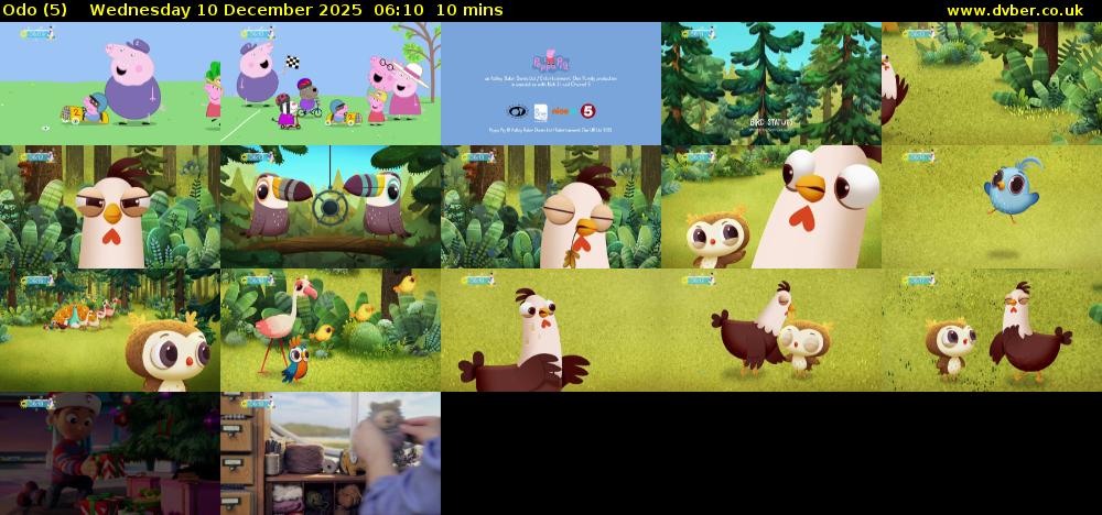 Odo (5) Wednesday 10 December 2025 06:10 - 06:20