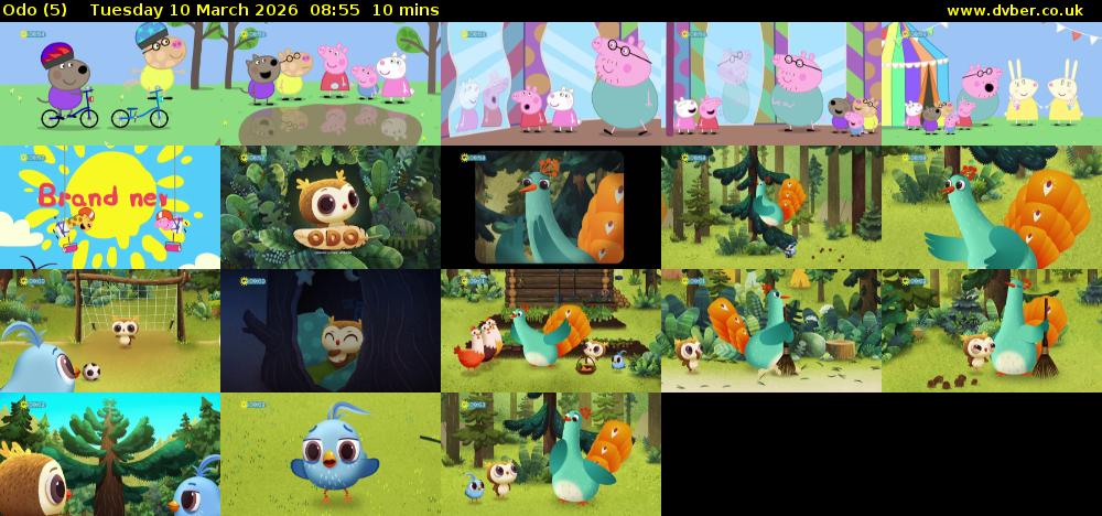 Odo (5) Tuesday 10 March 2026 08:55 - 09:05