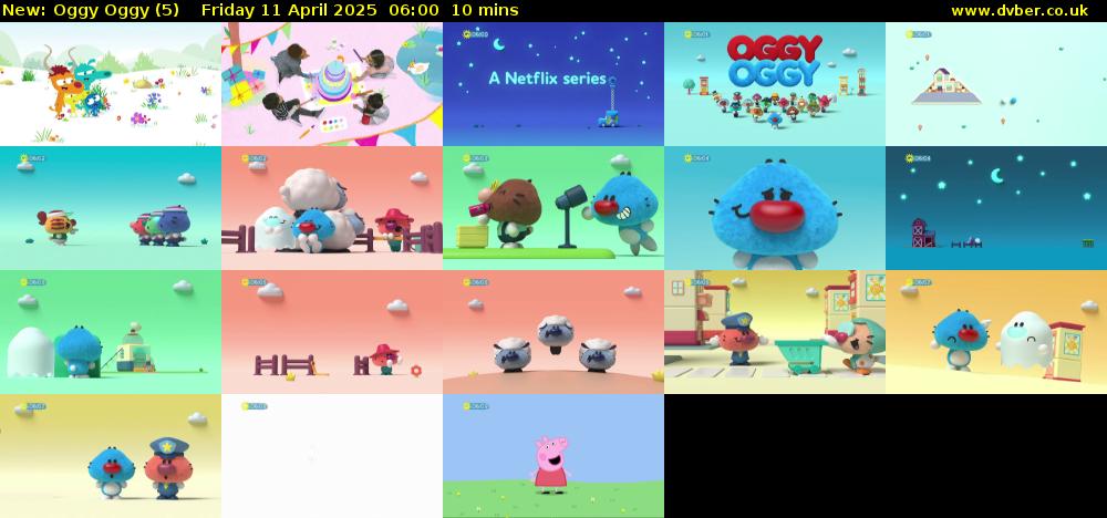 Oggy Oggy (5) Friday 11 April 2025 06:00 - 06:10
