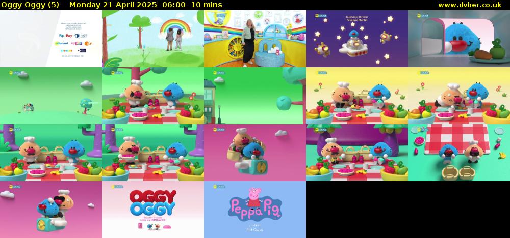 Oggy Oggy (5) Monday 21 April 2025 06:00 - 06:10