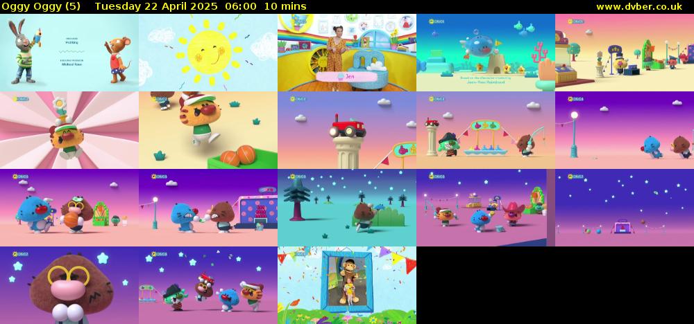Oggy Oggy (5) Tuesday 22 April 2025 06:00 - 06:10
