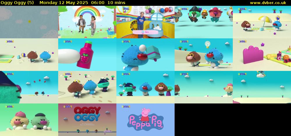 Oggy Oggy (5) Monday 12 May 2025 06:00 - 06:10