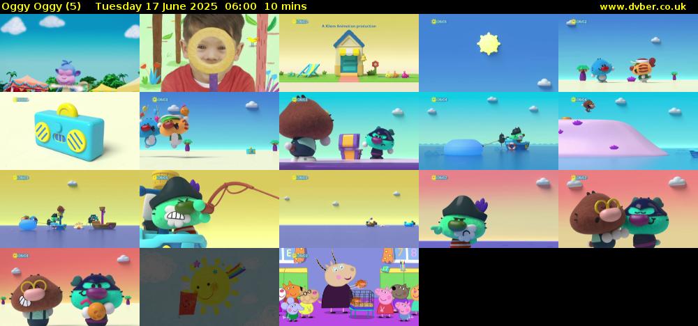 Oggy Oggy (5) Tuesday 17 June 2025 06:00 - 06:10