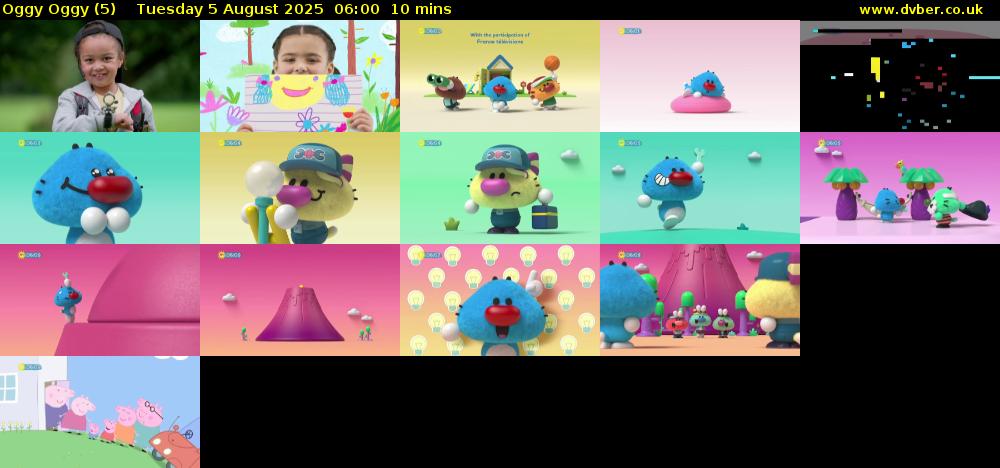 Oggy Oggy (5) Tuesday 5 August 2025 06:00 - 06:10