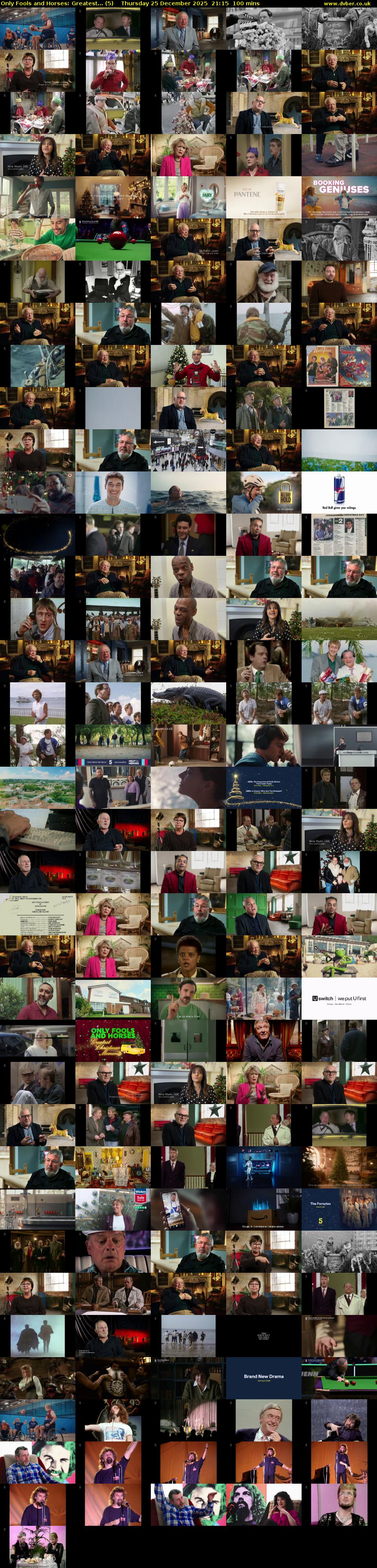 Only Fools and Horses: Greatest... (5) Thursday 25 December 2025 21:15 - 22:55