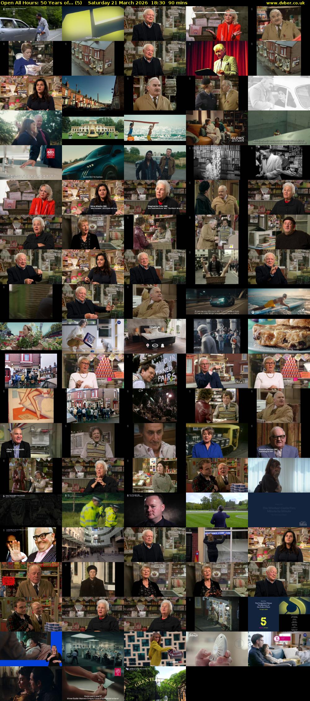 Open All Hours: 50 Years of... (5) Saturday 21 March 2026 18:30 - 20:00