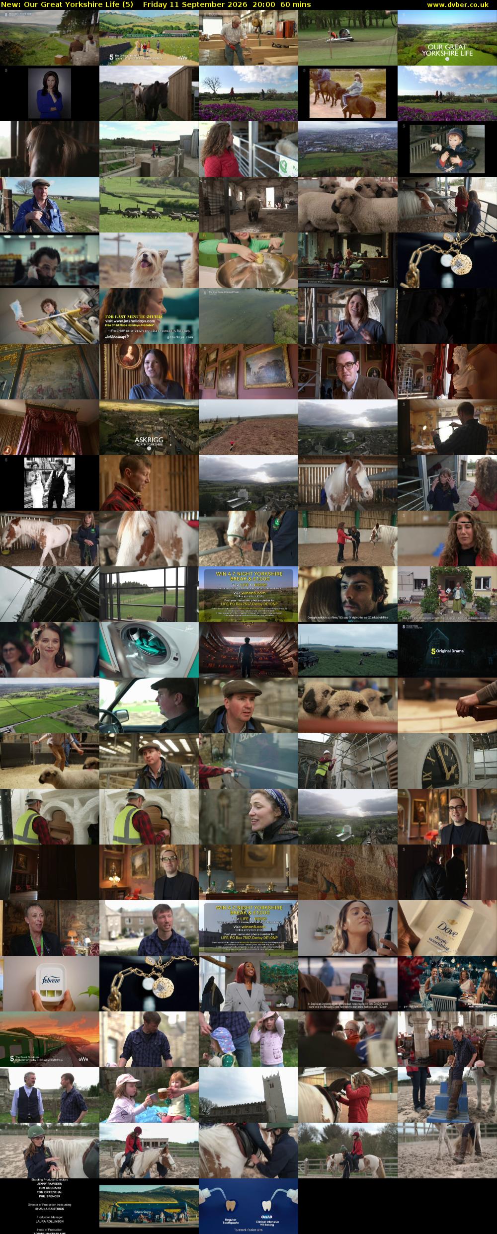 Our Great Yorkshire Life (5) Friday 11 September 2026 20:00 - 21:00