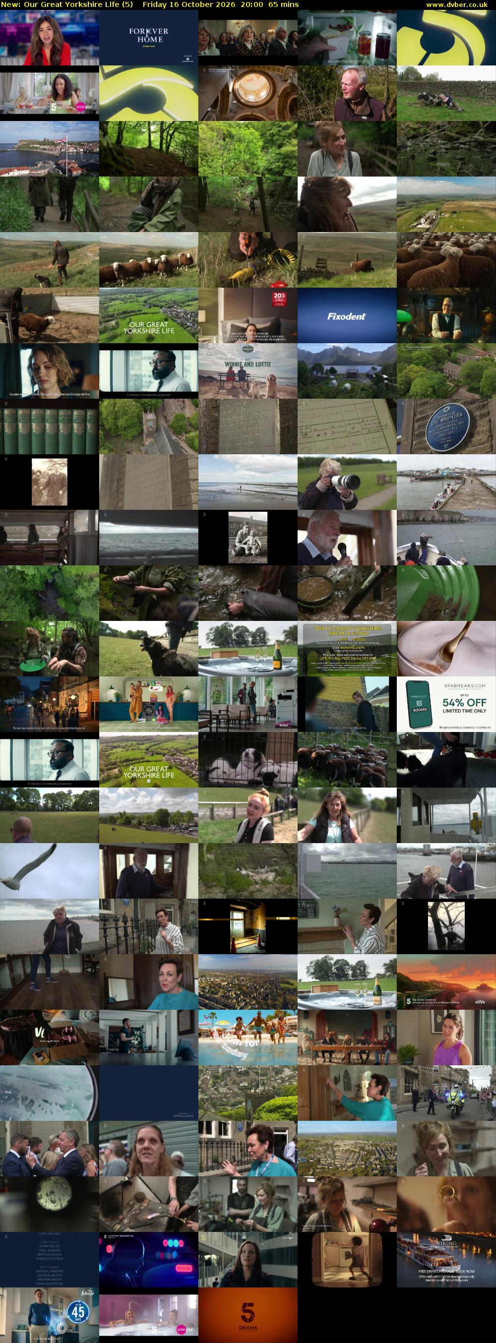 Our Great Yorkshire Life (5) Friday 16 October 2026 20:00 - 21:05