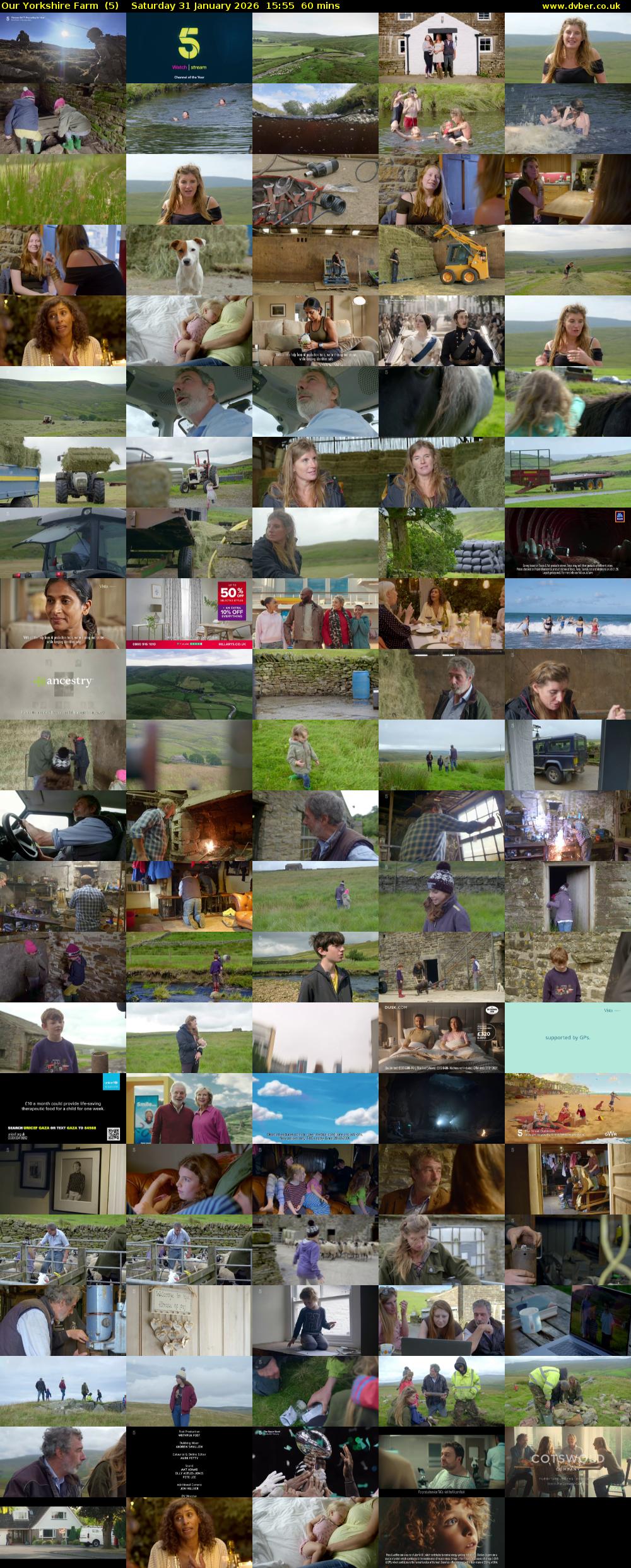 Our Yorkshire Farm  (5) Saturday 31 January 2026 15:55 - 16:55