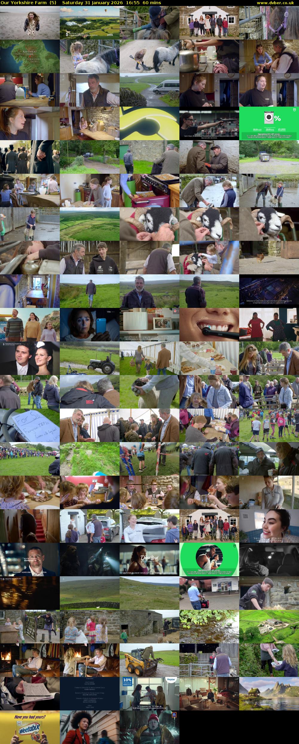 Our Yorkshire Farm  (5) Saturday 31 January 2026 16:55 - 17:55