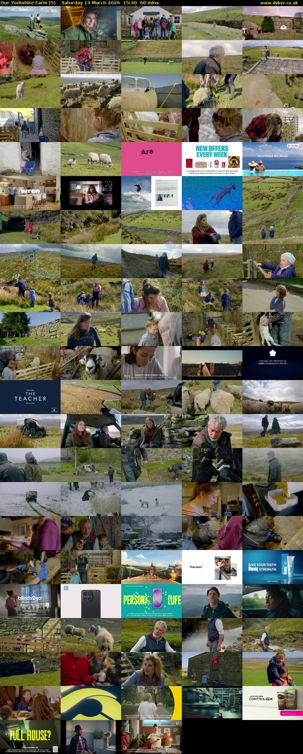 Our Yorkshire Farm (5) Saturday 14 March 2026 15:40 - 16:40