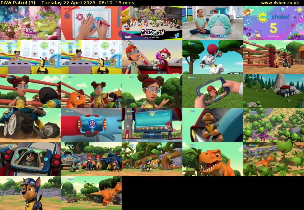 PAW Patrol (5) Tuesday 22 April 2025 08:10 - 08:25