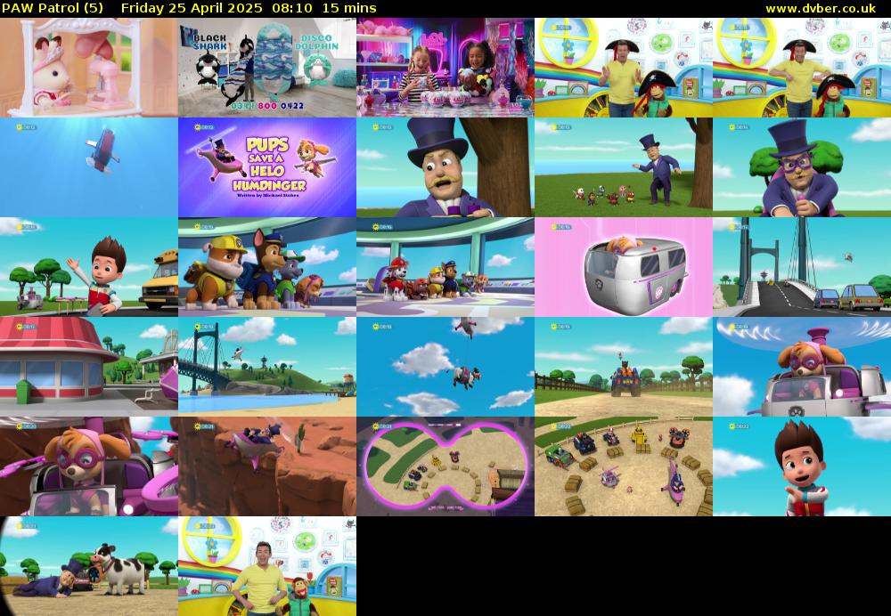 PAW Patrol (5) Friday 25 April 2025 08:10 - 08:25