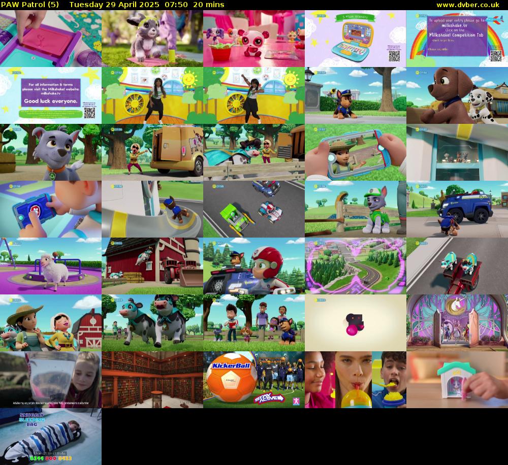 PAW Patrol (5) Tuesday 29 April 2025 07:50 - 08:10