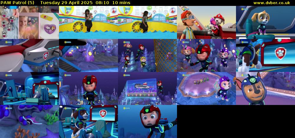 PAW Patrol (5) Tuesday 29 April 2025 08:10 - 08:20