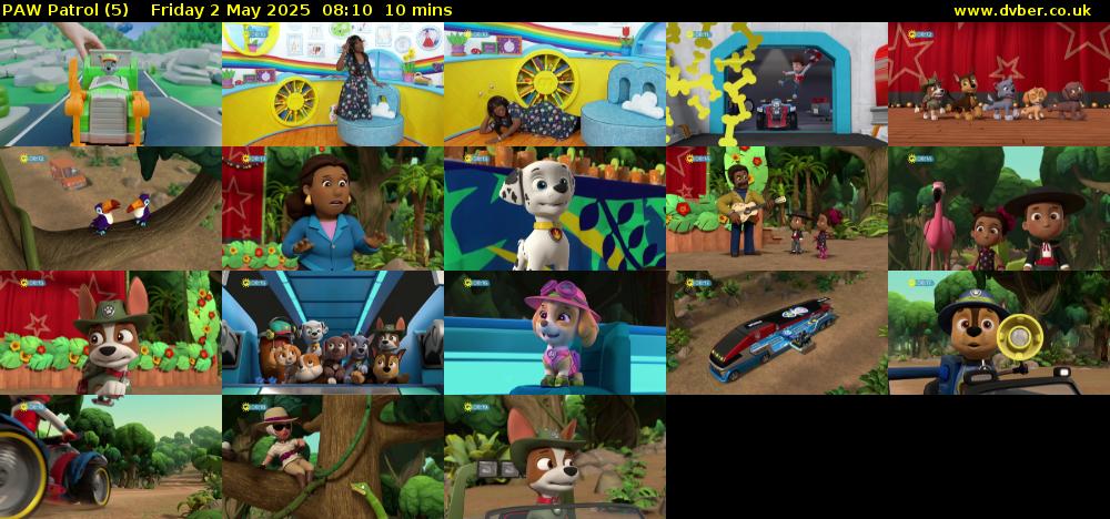 PAW Patrol (5) Friday 2 May 2025 08:10 - 08:20