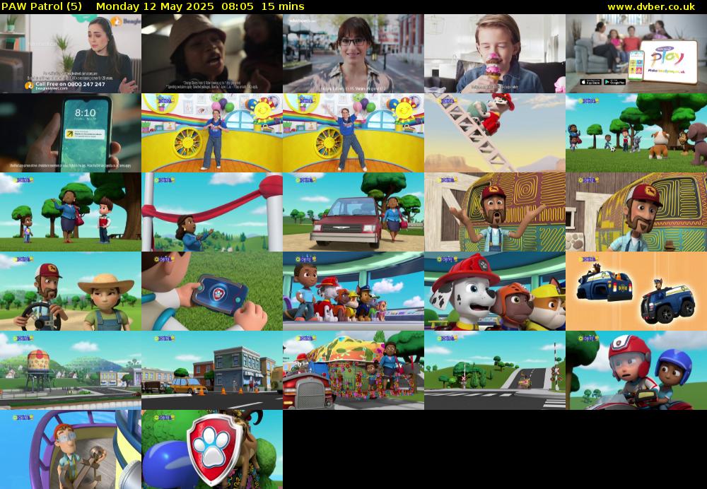 PAW Patrol (5) Monday 12 May 2025 08:05 - 08:20